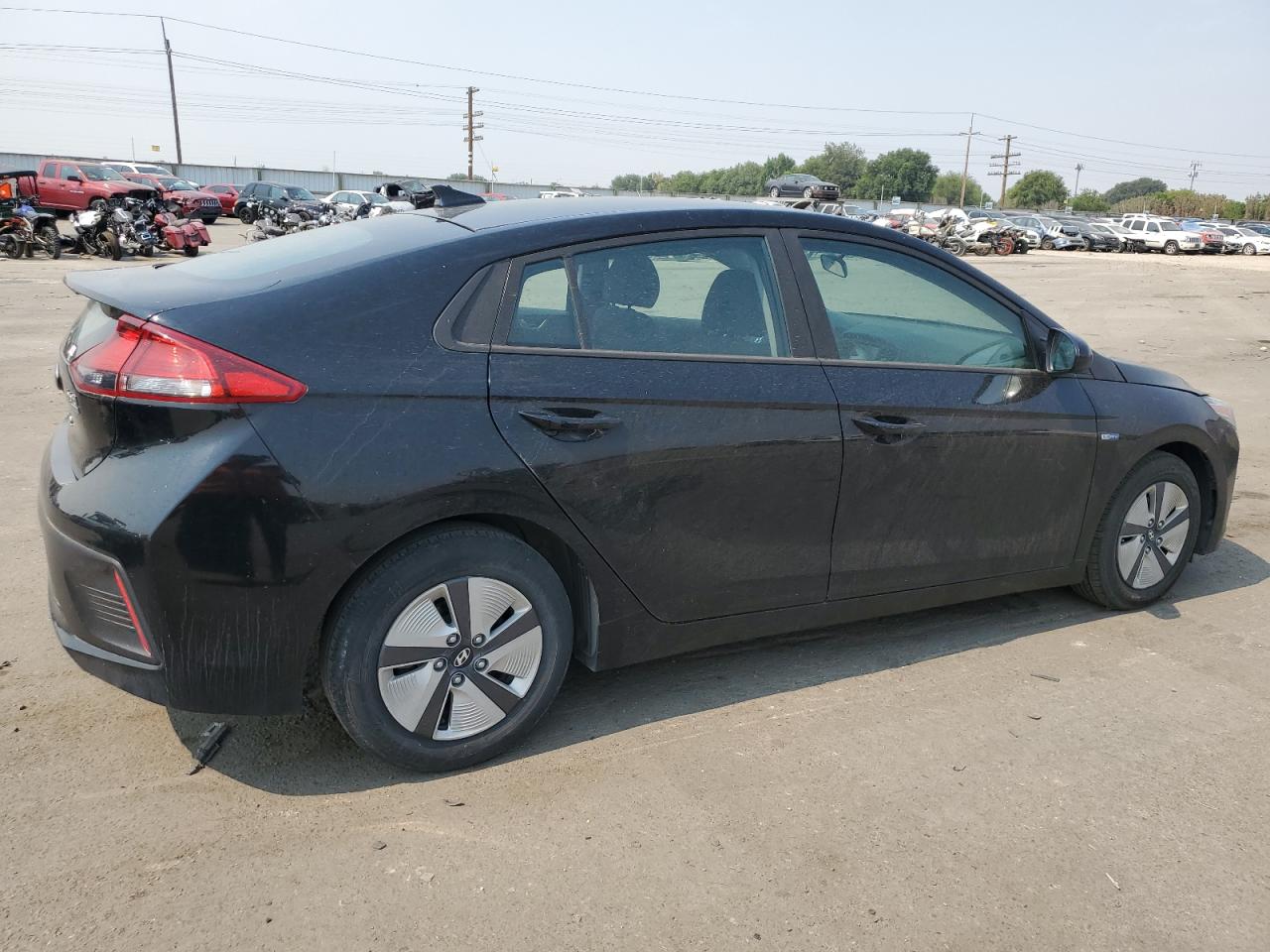 2018 Hyundai Ioniq Blue Black vin: KMHC65LC2JU087369