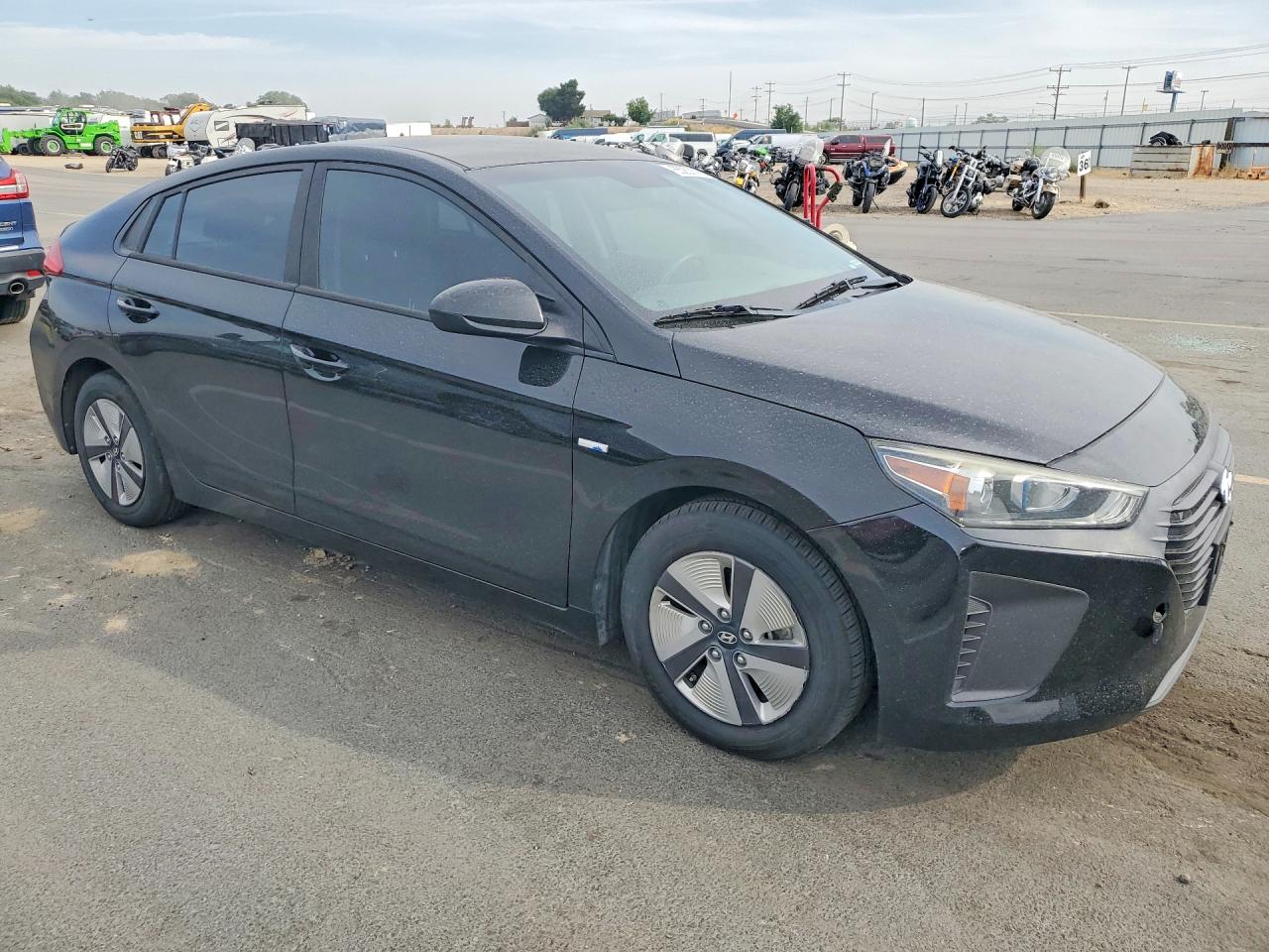 2018 Hyundai Ioniq Blue Black vin: KMHC65LC2JU087369