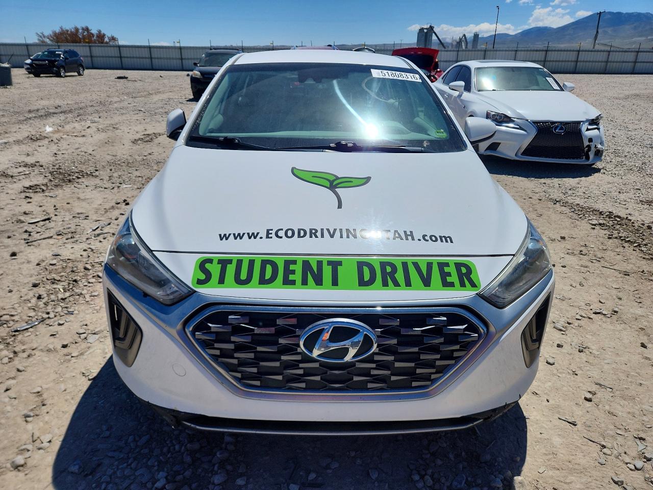 2020 Hyundai Ioniq Blue White vin: KMHC65LC3LU186852