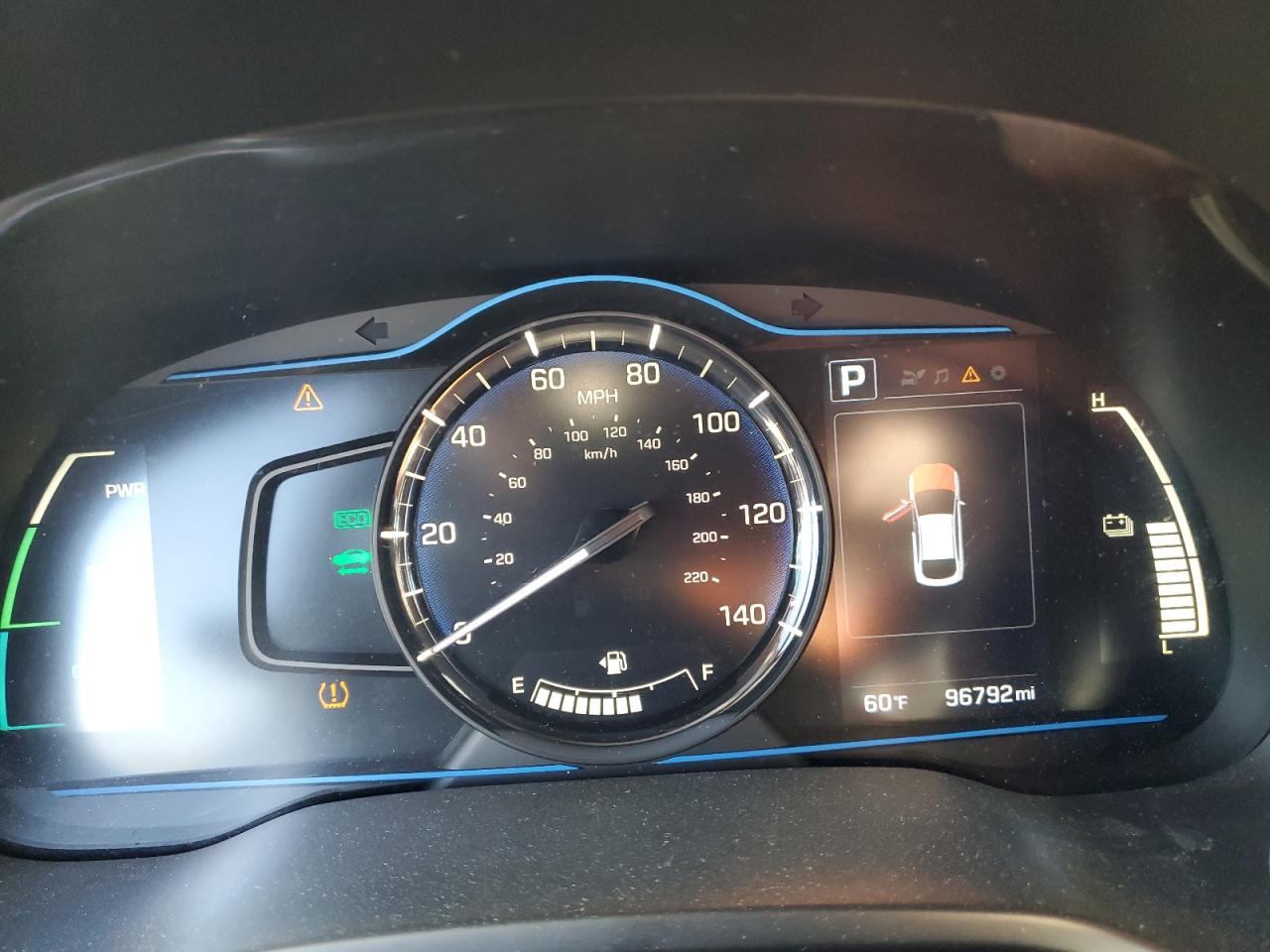 2018 Hyundai Ioniq Blue Белый vin: KMHC65LC4JU096316