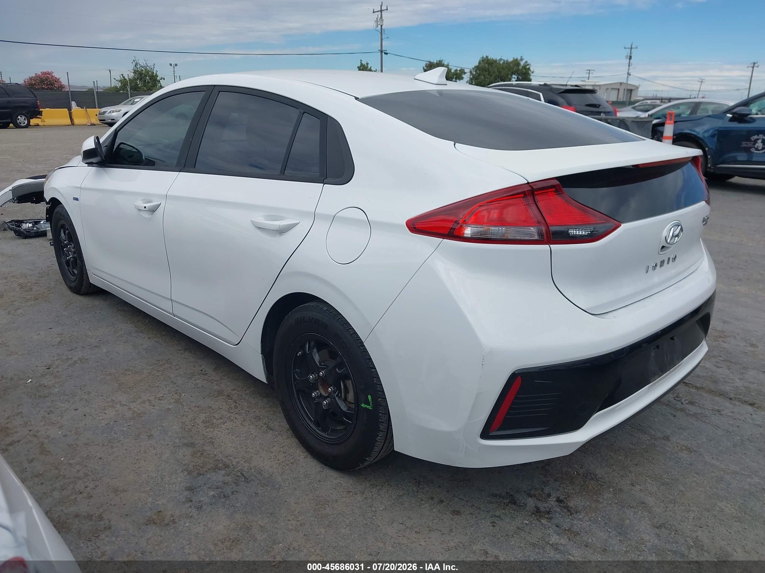 2019 Hyundai Ioniq Hybrid Blue White vin: KMHC65LC4KU165846