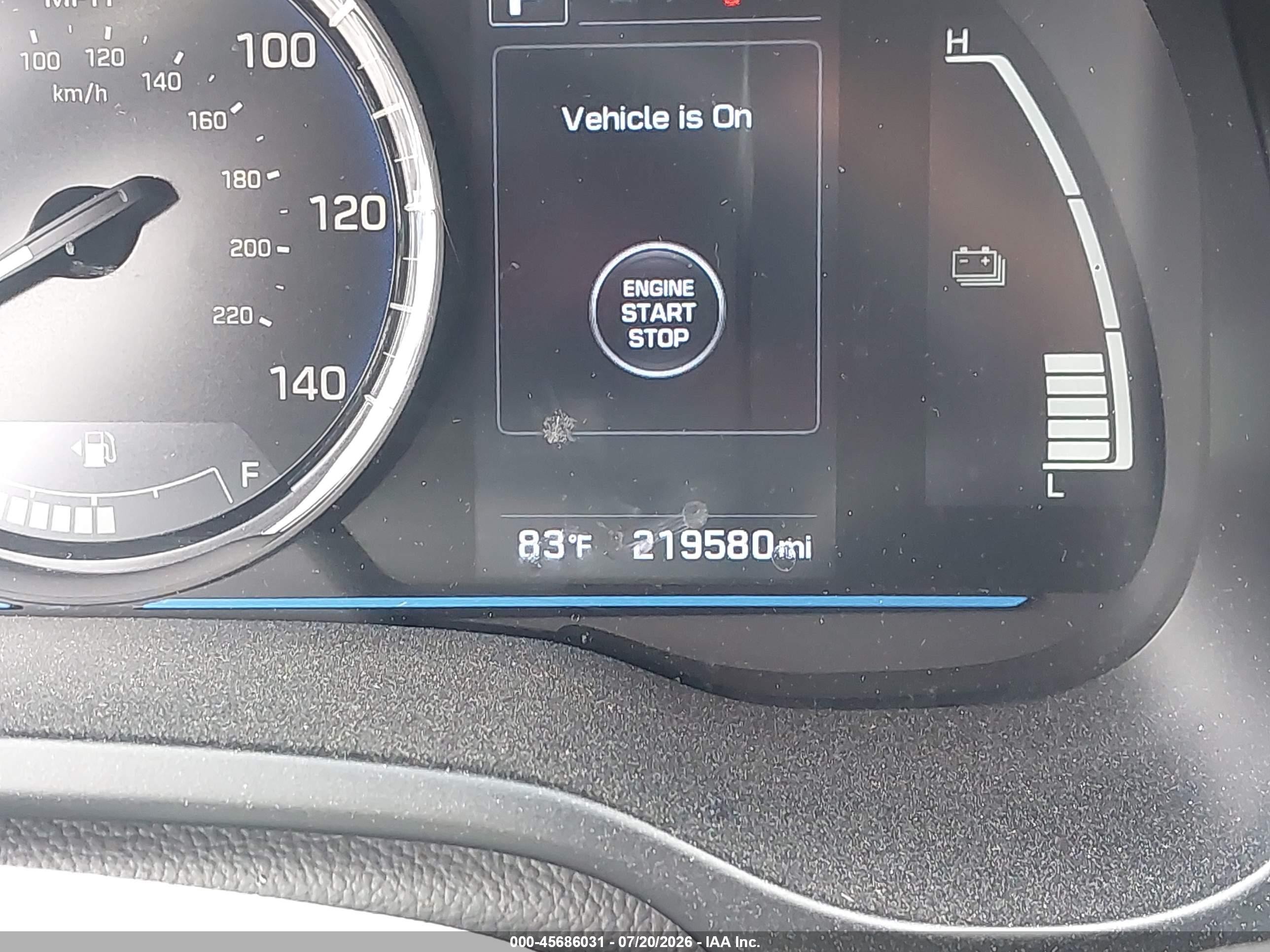 2019 Hyundai Ioniq Hybrid Blue White vin: KMHC65LC4KU165846