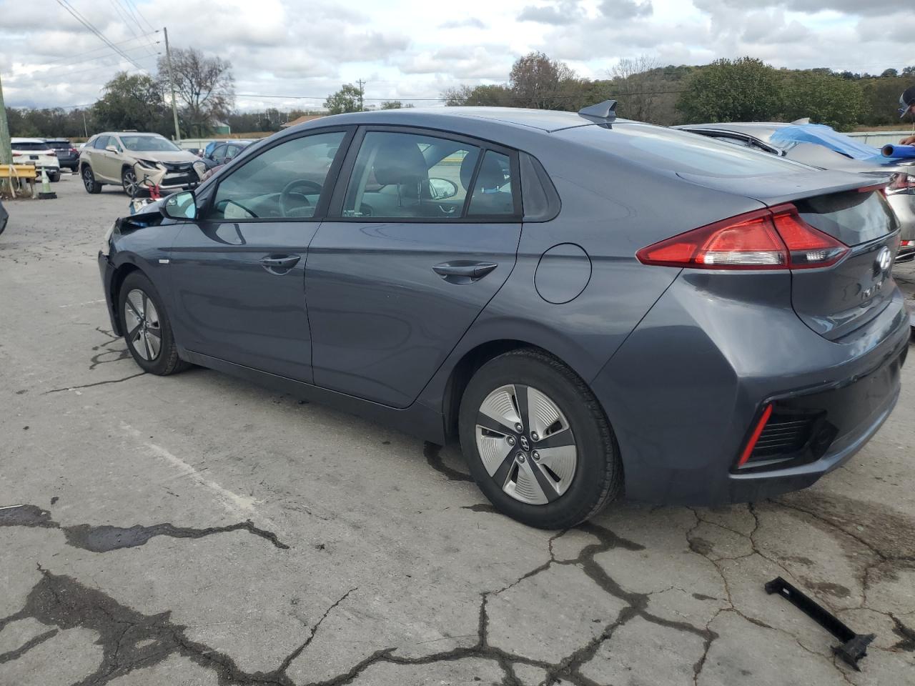 2018 Hyundai Ioniq Blue Gray vin: KMHC65LC5JU076477
