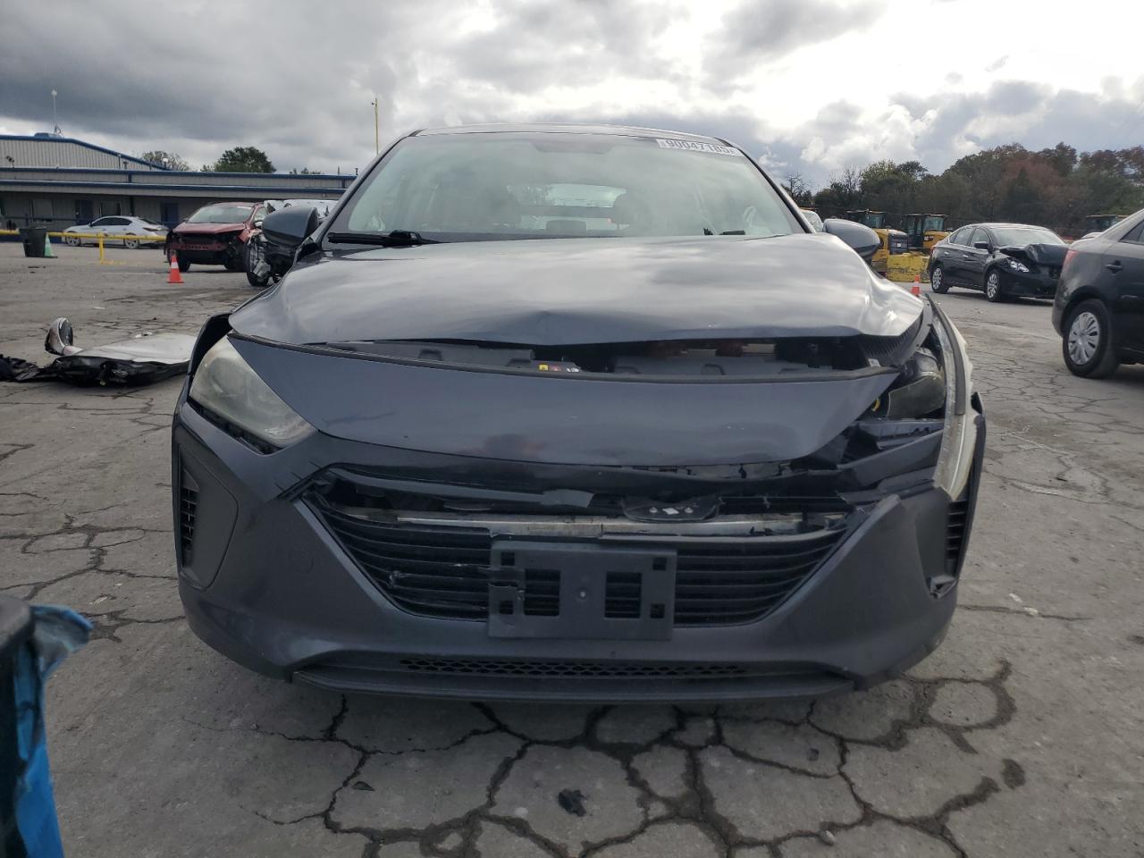 2018 Hyundai Ioniq Blue Gray vin: KMHC65LC5JU076477