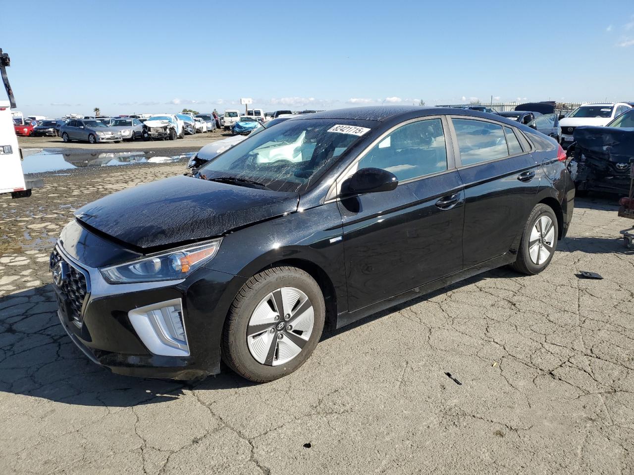 2020 Hyundai Ioniq Blue Черный vin: KMHC65LC7LU234062
