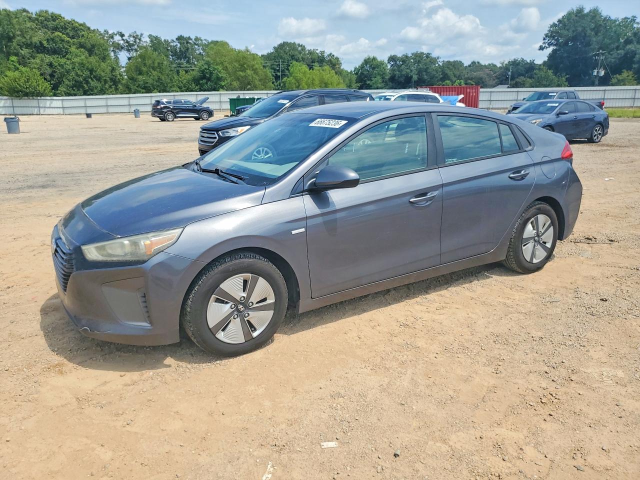2017 Hyundai Ioniq Blue Синий vin: KMHC65LCXHU024014