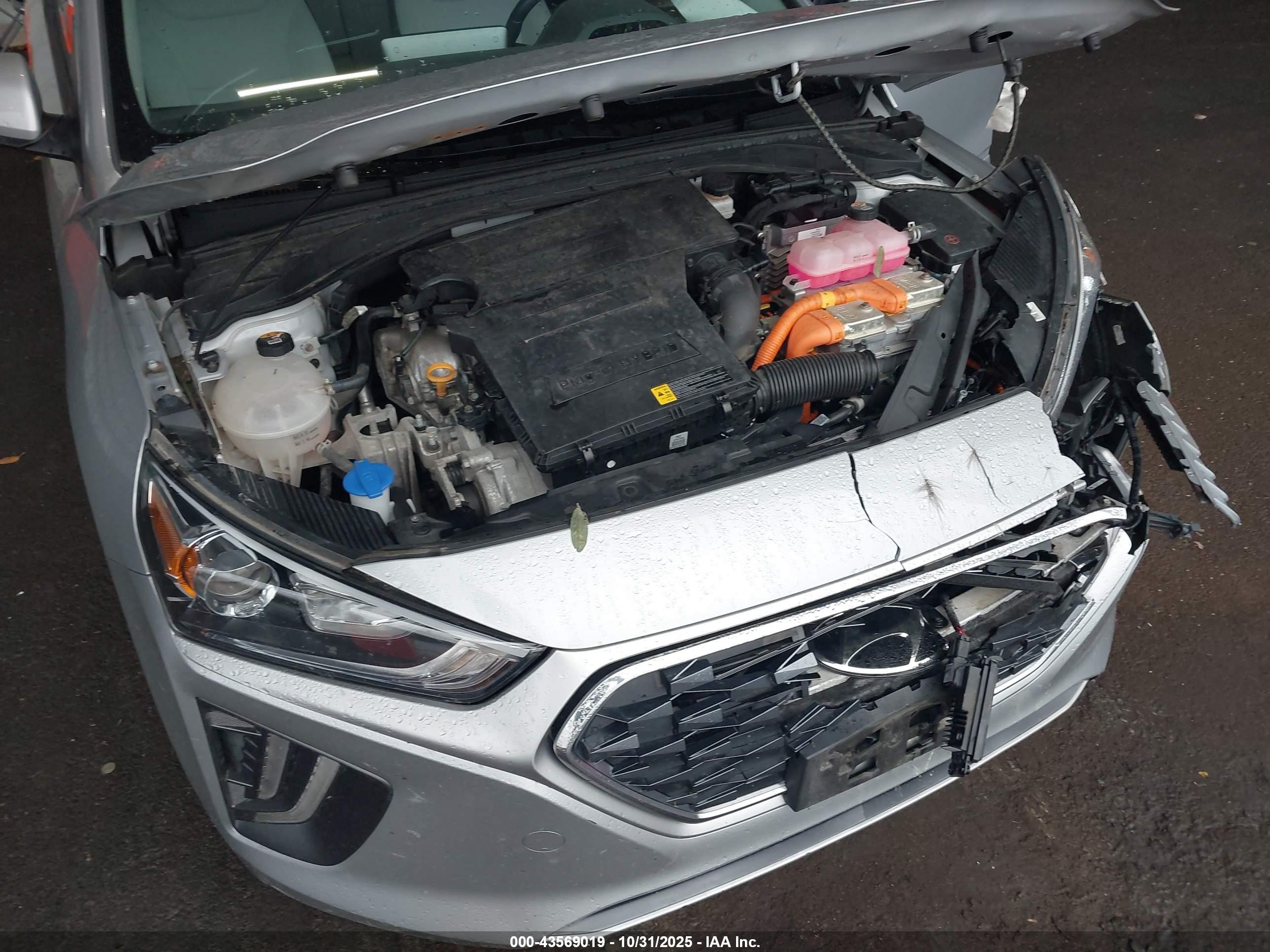 2021 Hyundai Ioniq Plug-in Hybrid Se Silver vin: KMHC65LD0MU253014