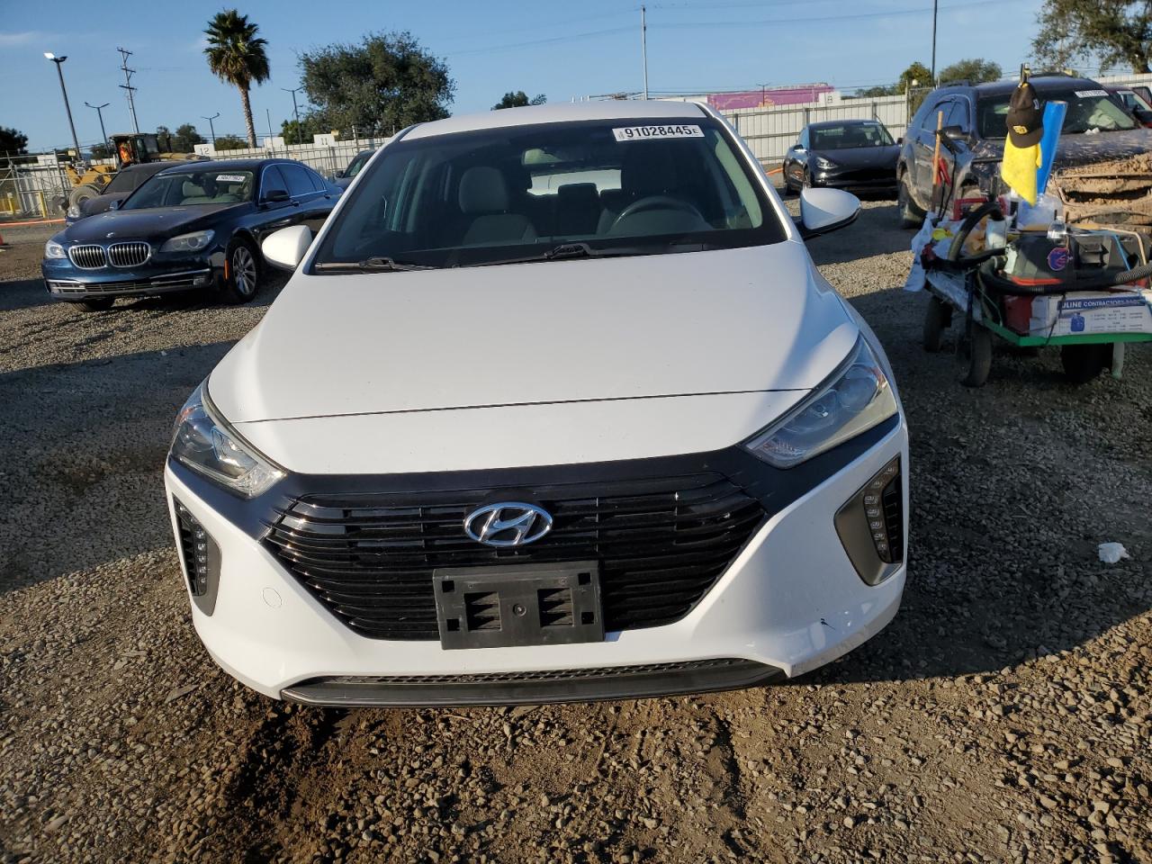 2017 Hyundai Ioniq Sel Белый vin: KMHC75LC0HU049422