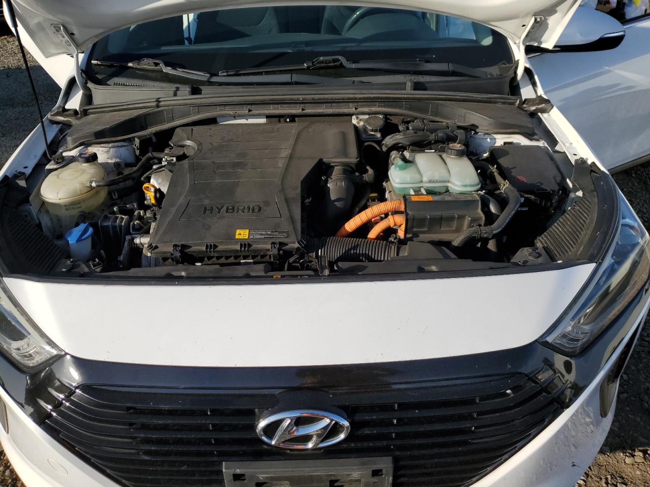2017 Hyundai Ioniq Sel Белый vin: KMHC75LC0HU049422