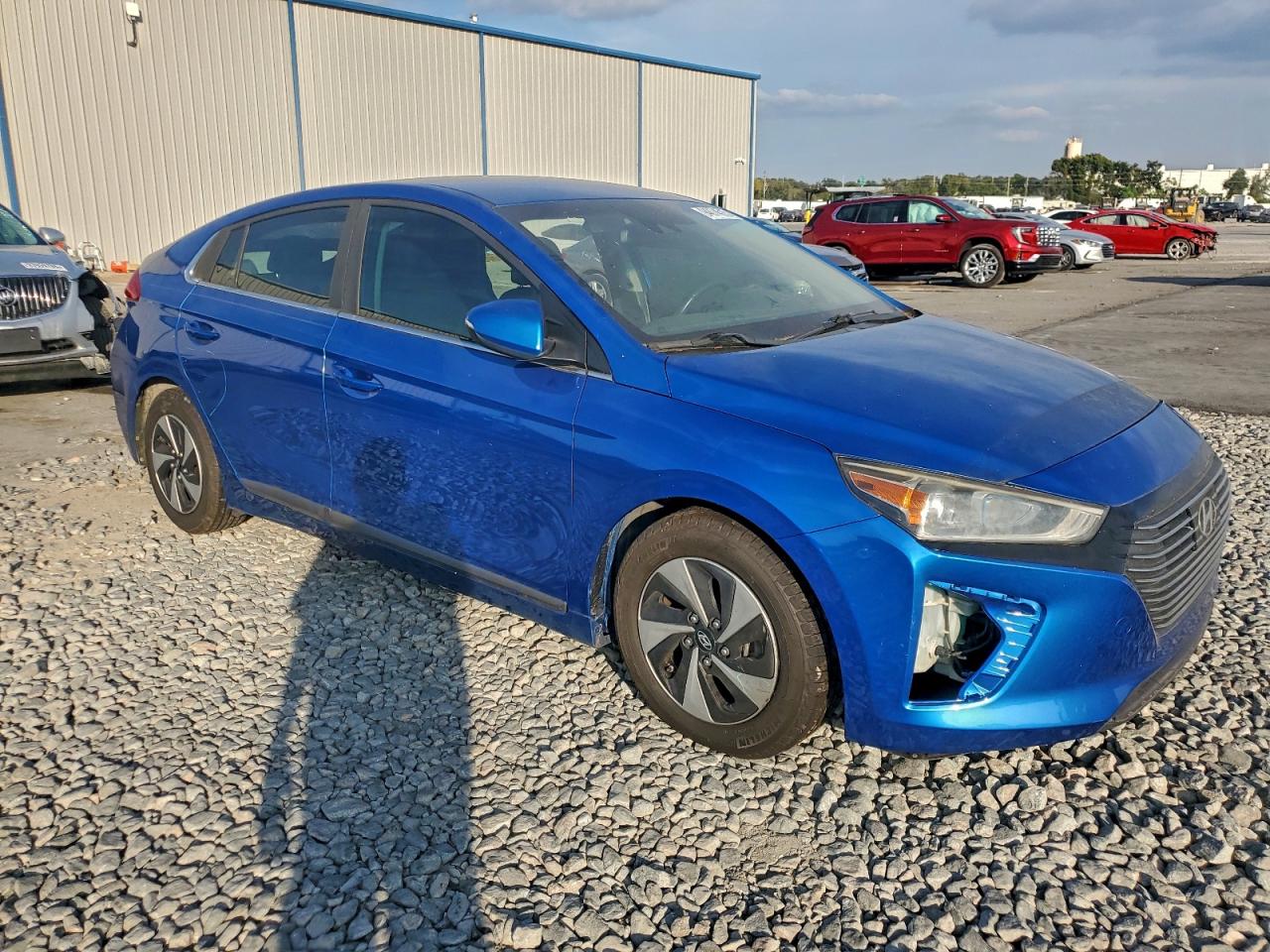 2018 Hyundai Ioniq Sel Blue vin: KMHC75LC3JU096854