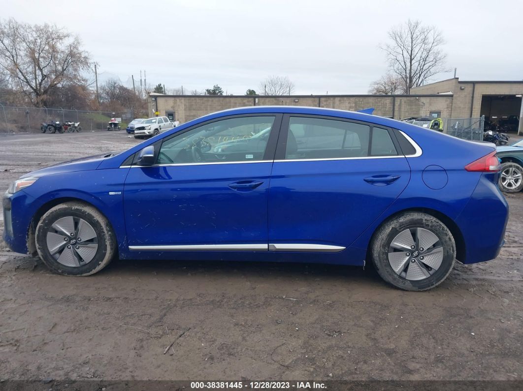 2020 Hyundai Ioniq Hybrid Se Синий vin: KMHC75LC6LU242814
