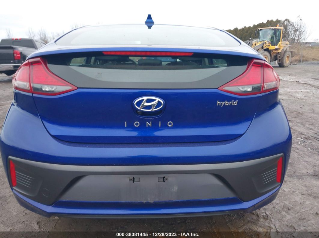 2020 Hyundai Ioniq Hybrid Se Синий vin: KMHC75LC6LU242814