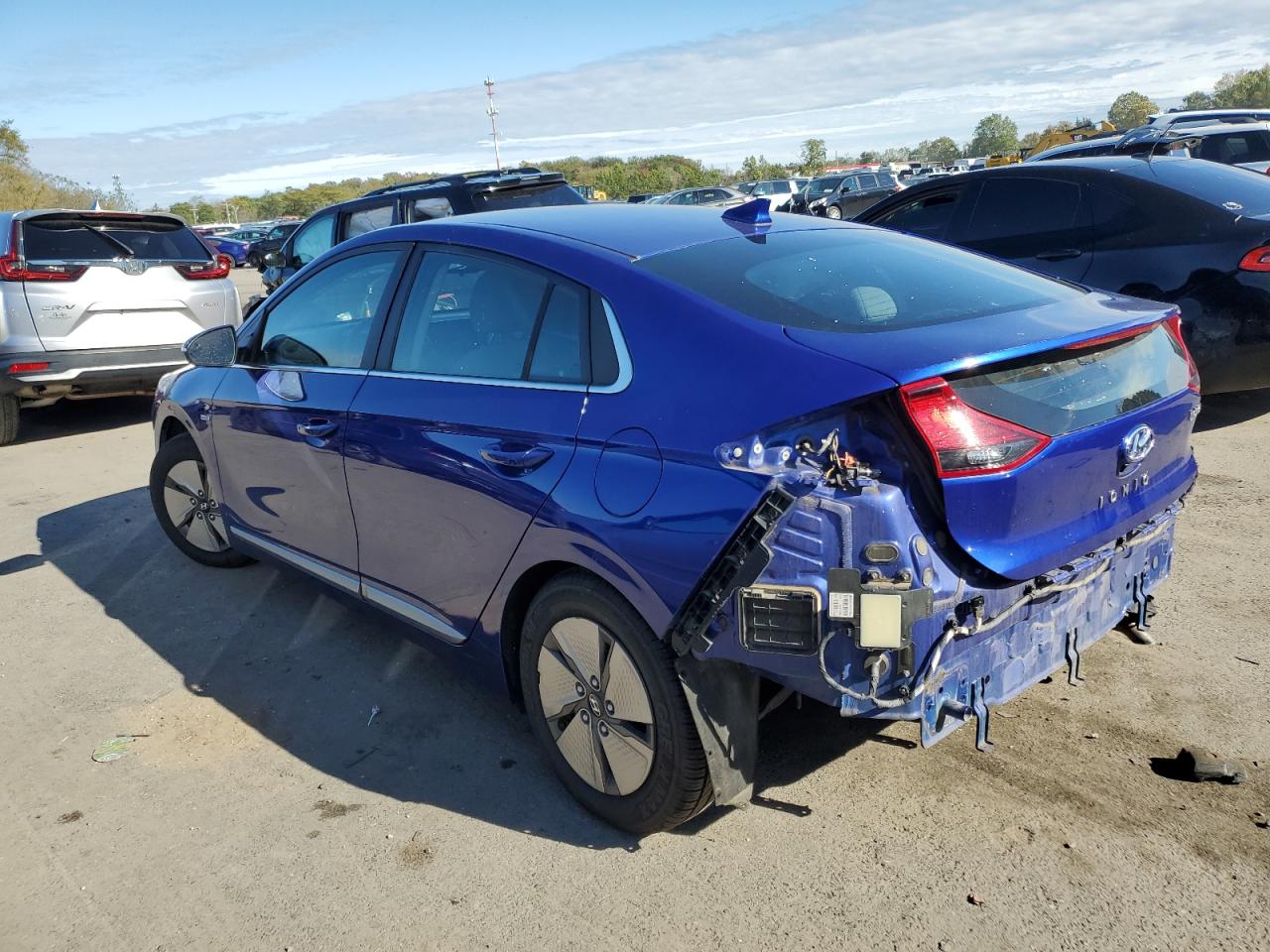 2020 Hyundai Ioniq Se Blue vin: KMHC75LC6LU242814
