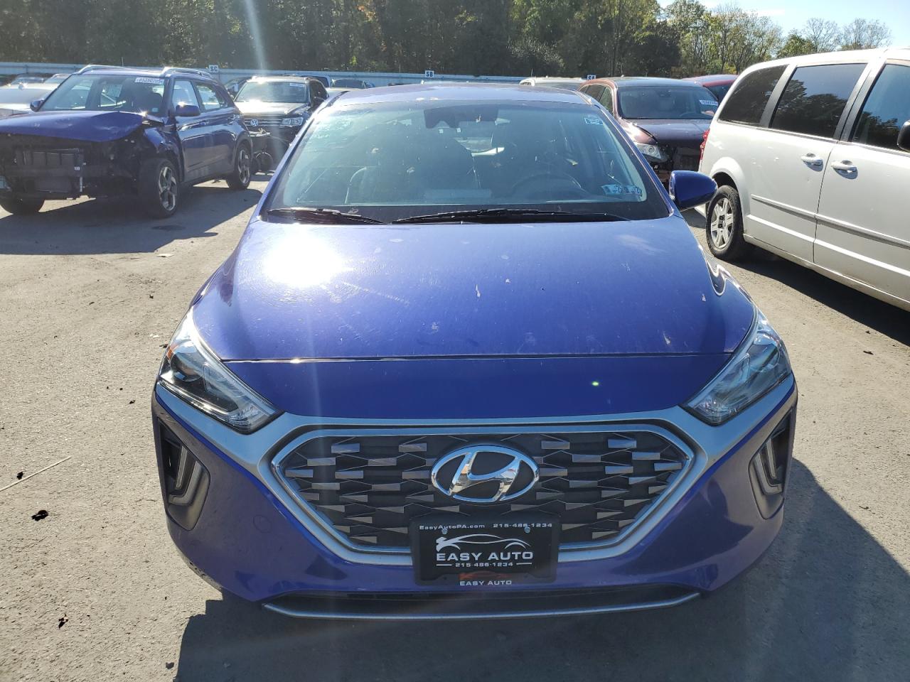 2020 Hyundai Ioniq Se Blue vin: KMHC75LC6LU242814