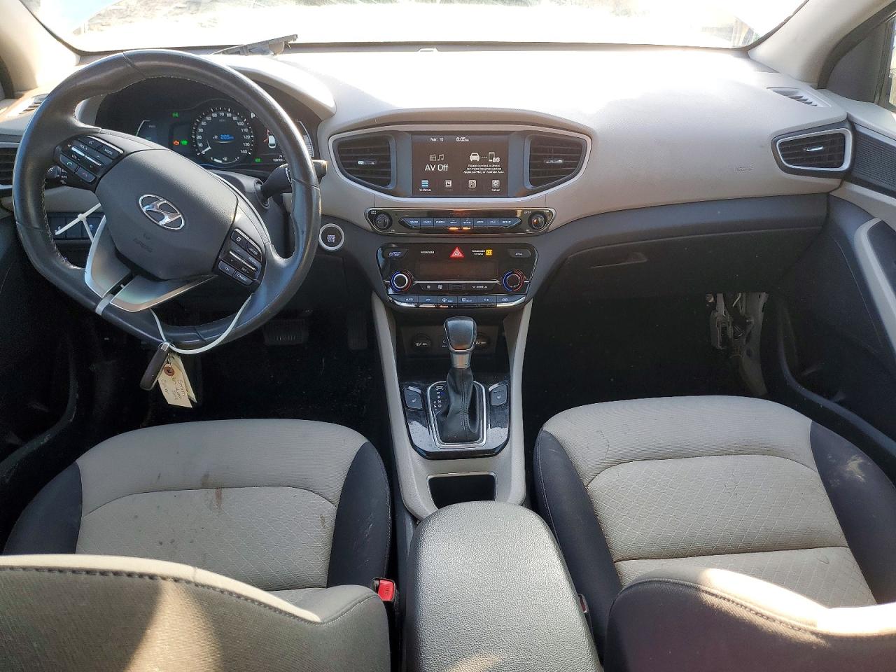 2017 Hyundai Ioniq Hybrid Sel Silver vin: KMHC75LCXHU024771