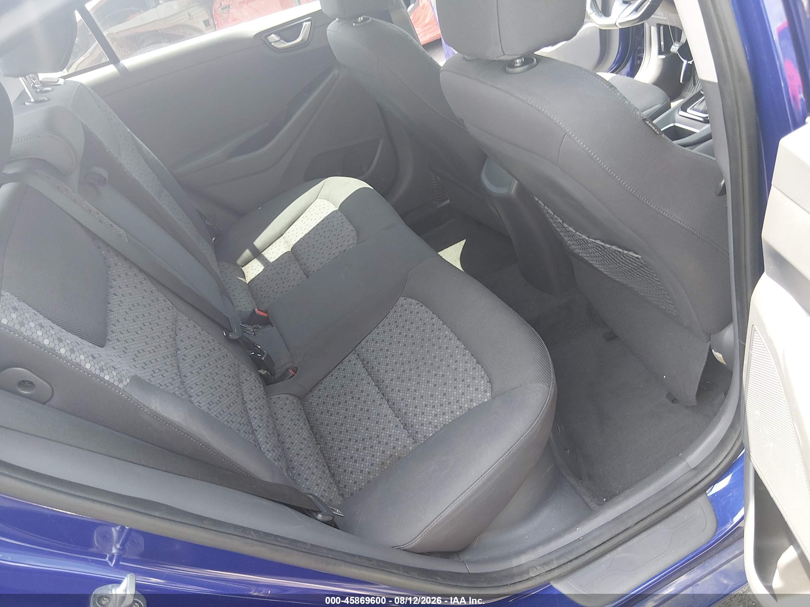 2019 Hyundai Ioniq Hybrid Sel Синий vin: KMHC75LCXKU119760