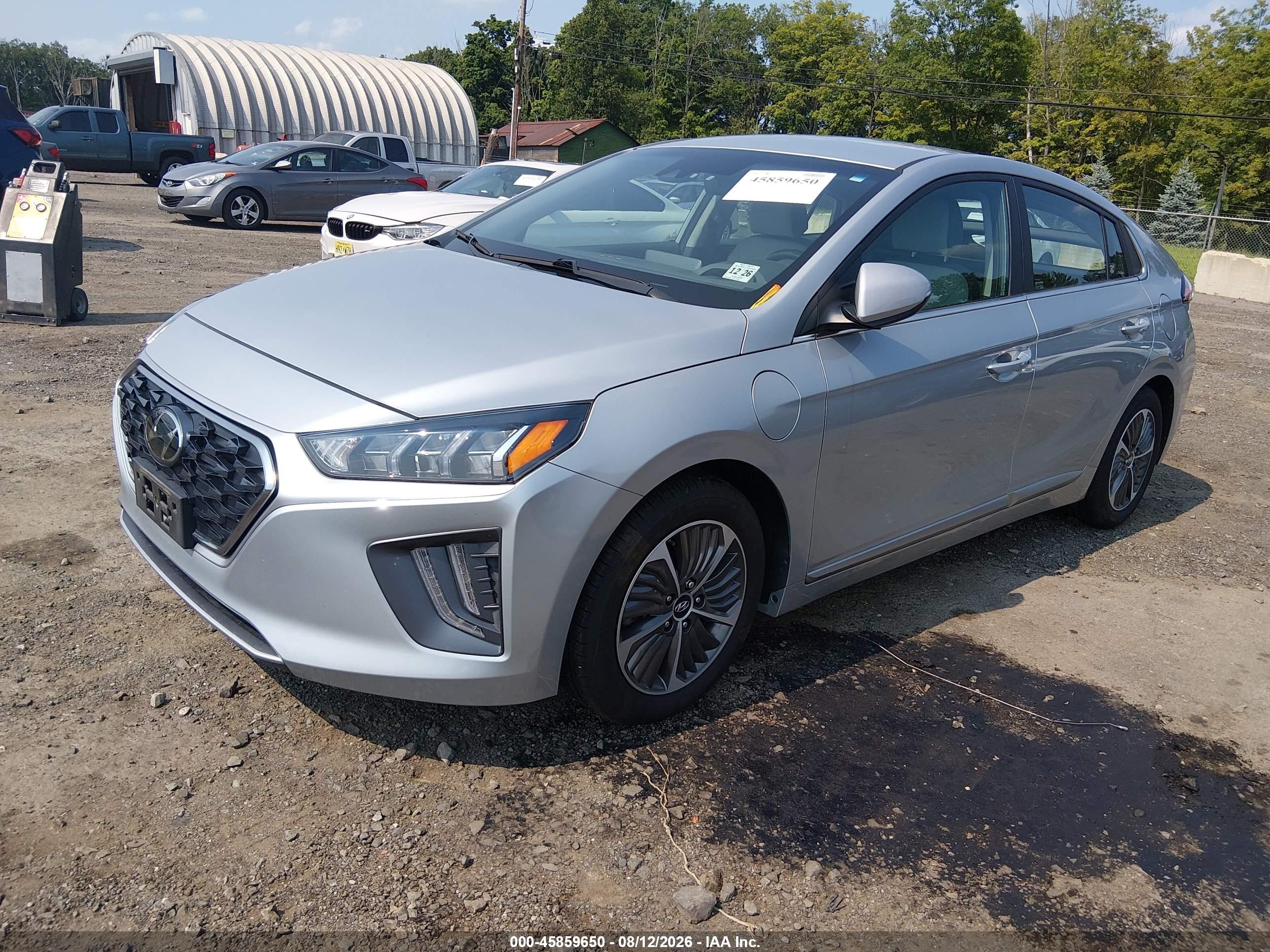 2022 Hyundai Ioniq Plug-in Hybrid Sel Silver vin: KMHC75LD0NU274136
