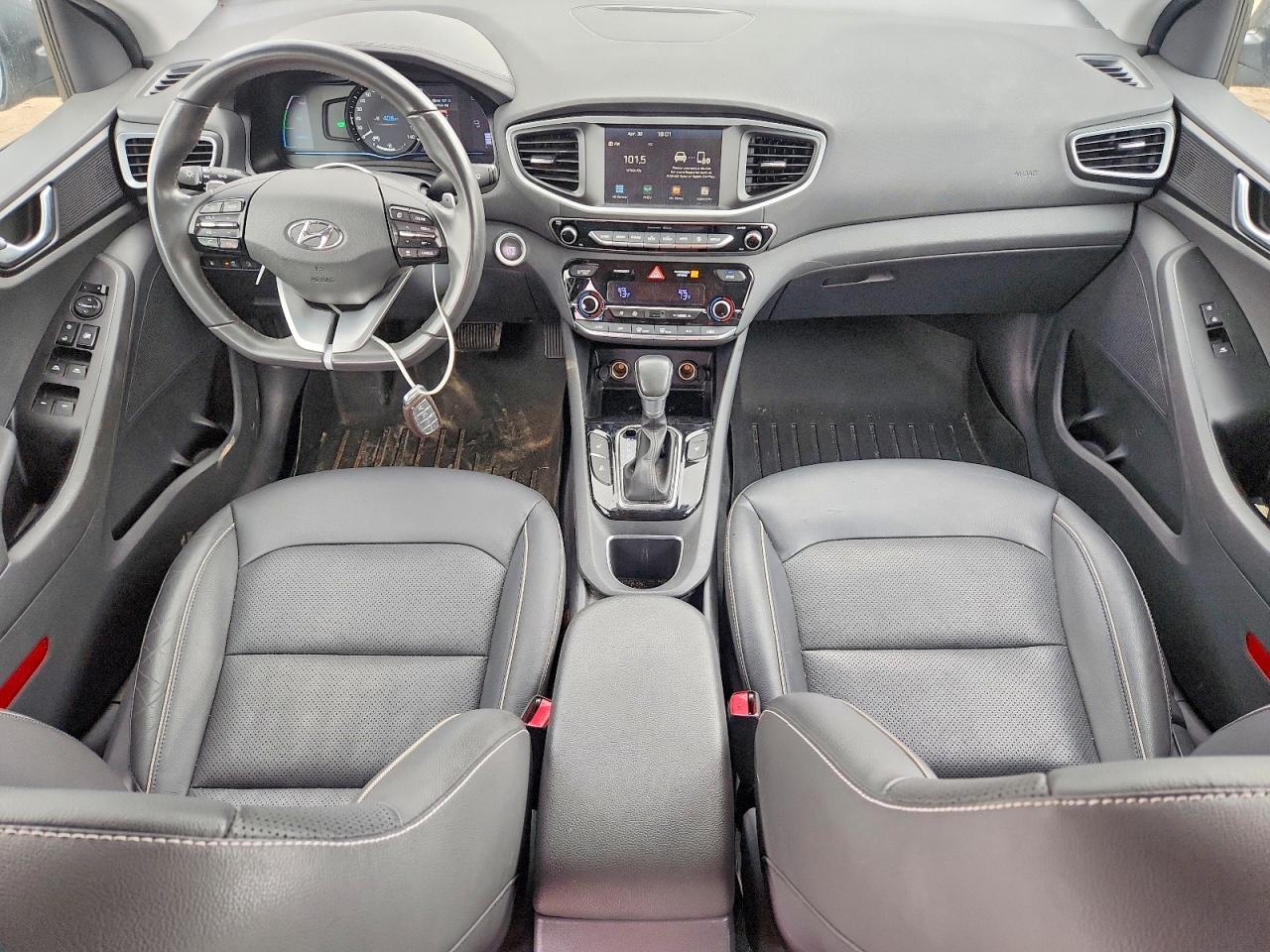 2019 Hyundai Ioniq Limited Gray vin: KMHC75LD4KU167764