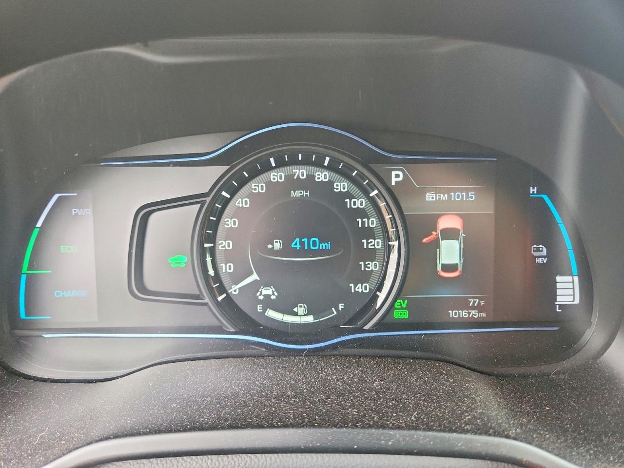 2019 Hyundai Ioniq Limited Gray vin: KMHC75LD4KU167764