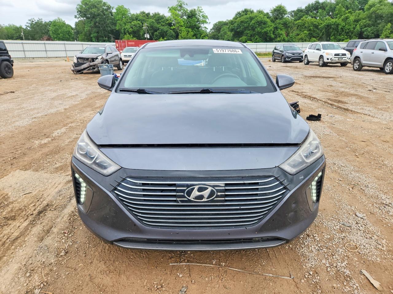 2019 Hyundai Ioniq Limited Gray vin: KMHC75LD4KU167764