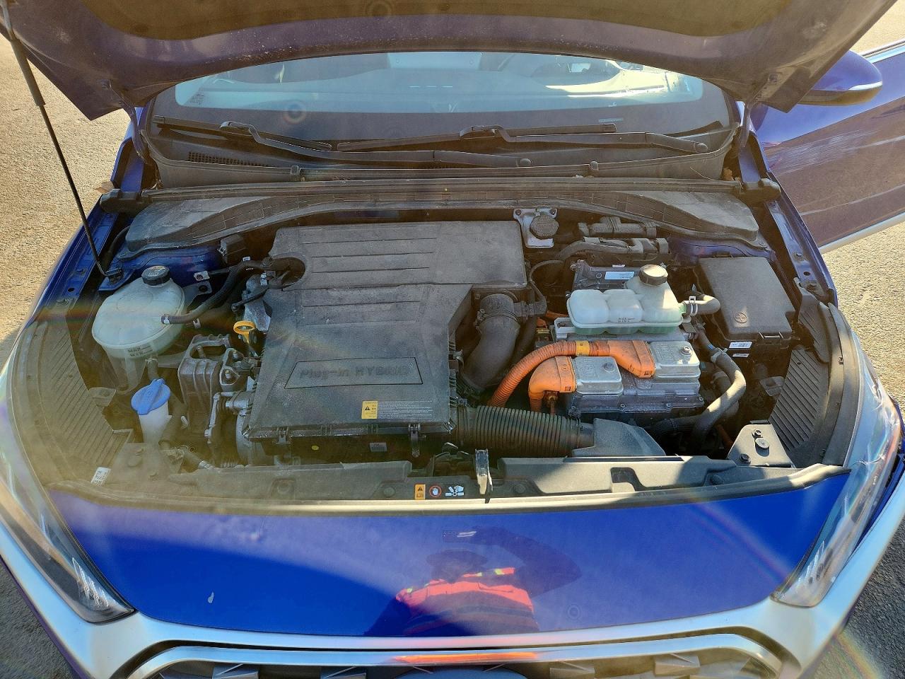 2020 Hyundai Ioniq Plug-in Hybrid Sel Синий vin: KMHC75LD6LU224936