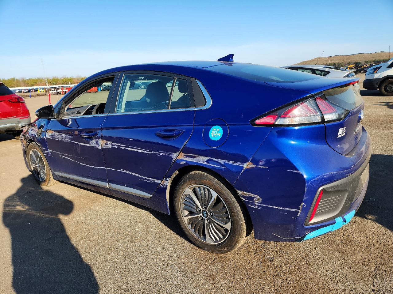 2020 Hyundai Ioniq Plug-in Hybrid Sel Синий vin: KMHC75LD6LU224936
