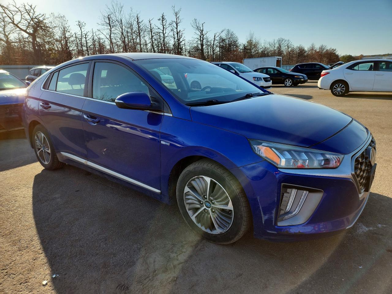 2020 Hyundai Ioniq Plug-in Hybrid Sel Синий vin: KMHC75LD6LU224936