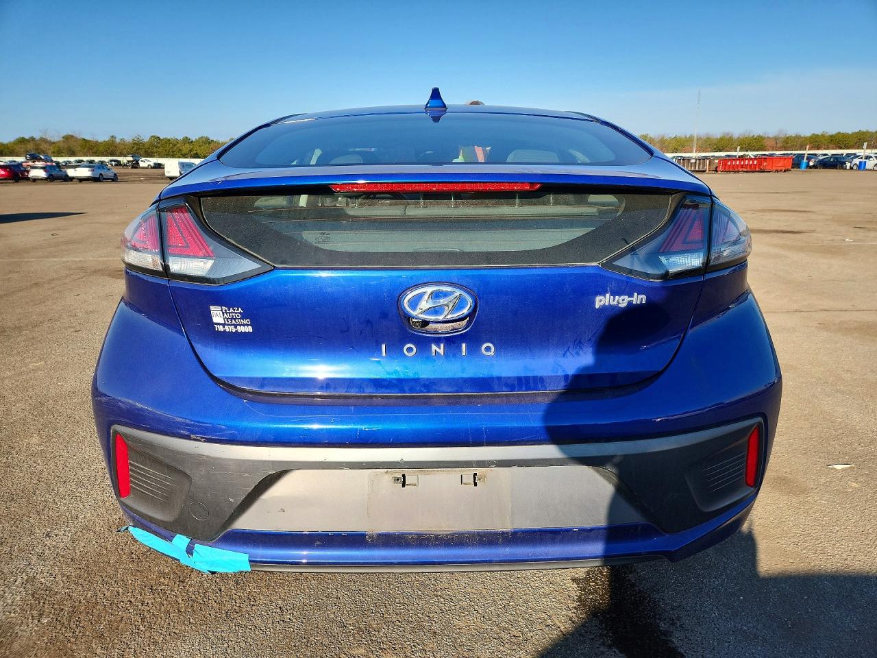 2020 Hyundai Ioniq Plug-in Hybrid Sel Синий vin: KMHC75LD6LU224936