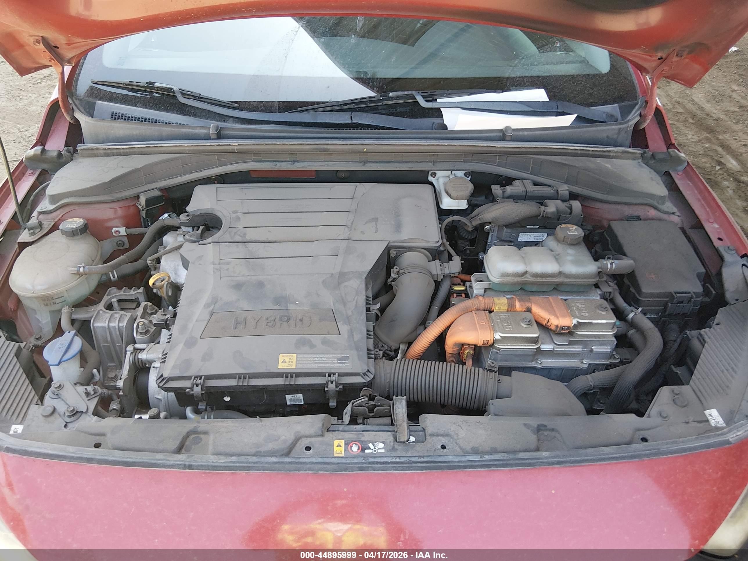 2019 Hyundai Ioniq Hybrid Limited Red vin: KMHC85LC2KU112640