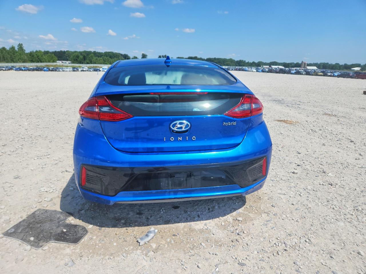 2018 Hyundai Ioniq Limited Синий vin: KMHC85LC7JU072277