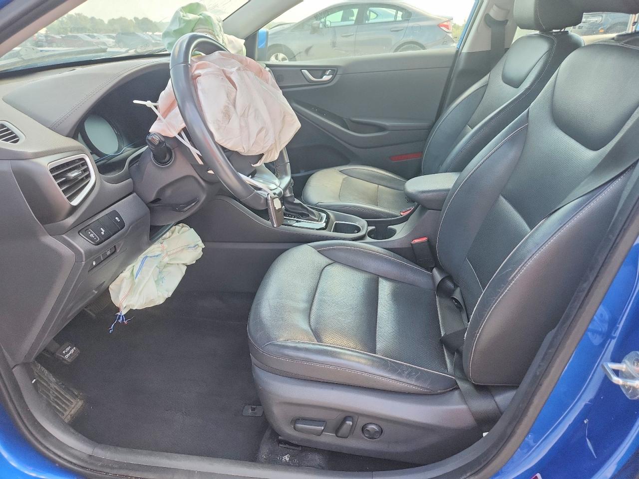 2018 Hyundai Ioniq Limited Синий vin: KMHC85LC7JU072277