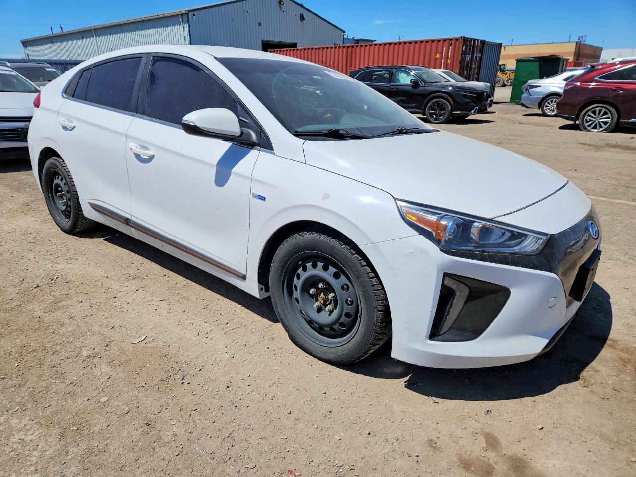 2019 Hyundai Ioniq Preferred White vin: KMHC85LHXKU038671