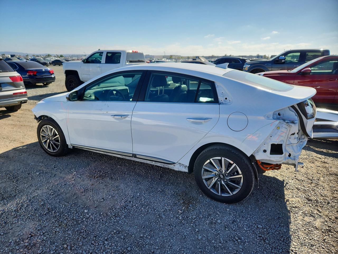 2021 Hyundai Ioniq Limited White vin: KMHC85LJ1MU081902