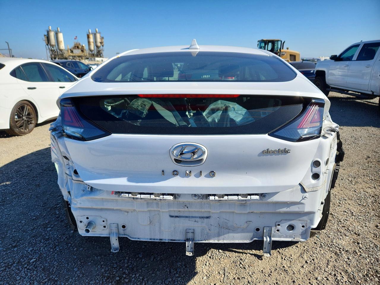 2021 Hyundai Ioniq Limited White vin: KMHC85LJ1MU081902