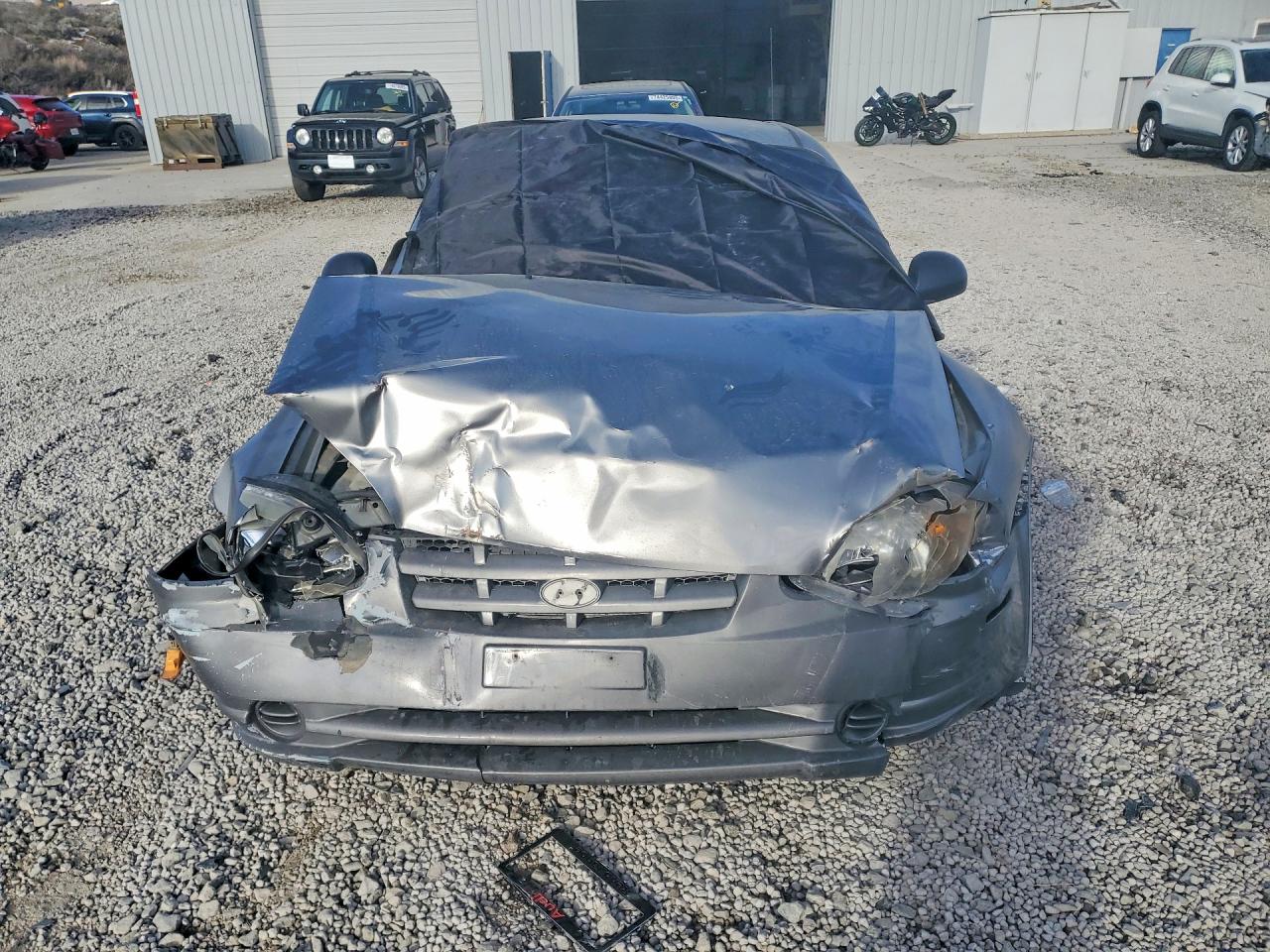 2004 Hyundai Accent L Синий vin: KMHCF35C14U307980
