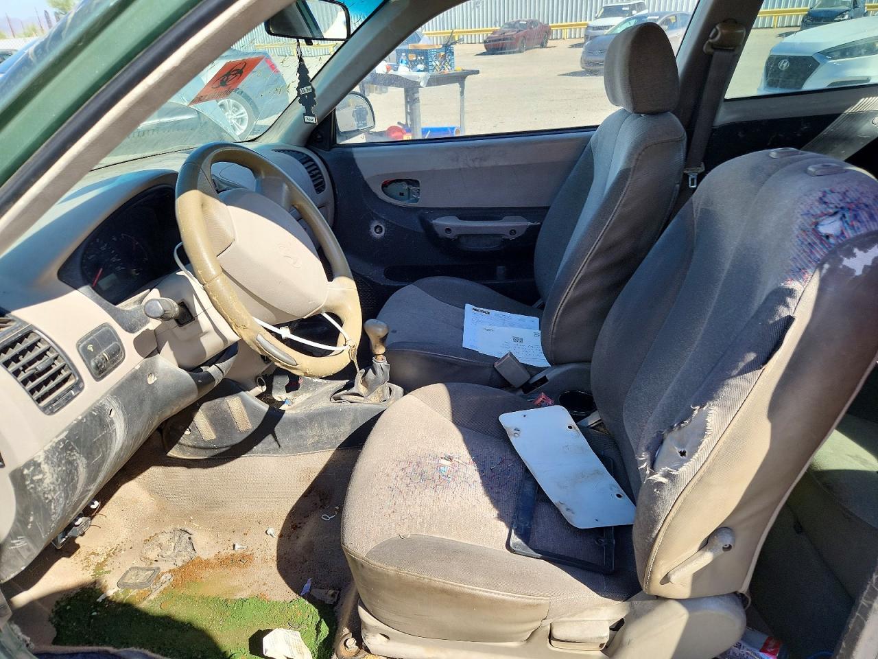 2004 Hyundai Accent L Teal vin: KMHCF35C24U314145
