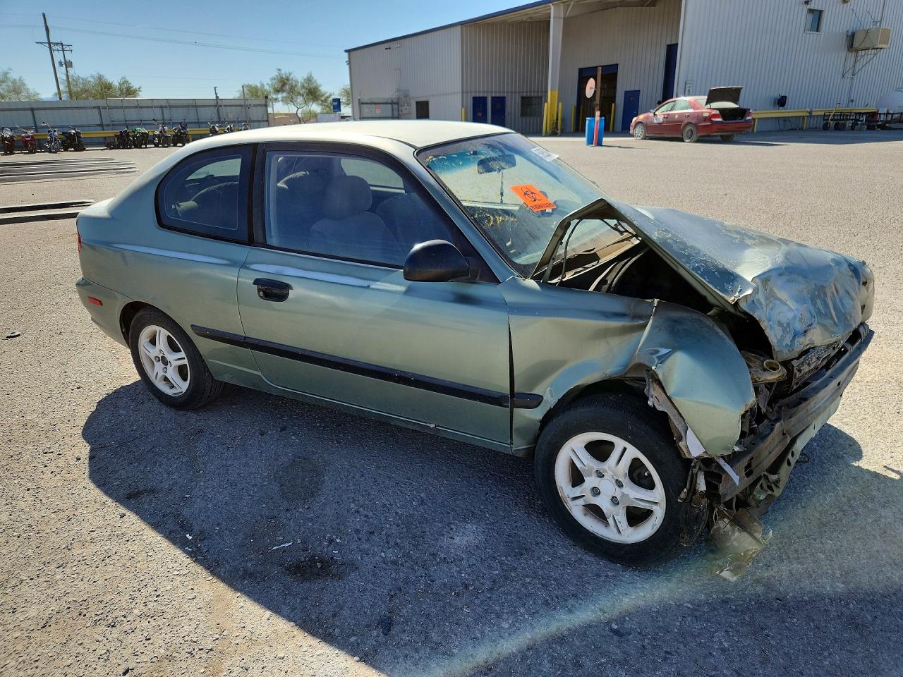 2004 Hyundai Accent L Teal vin: KMHCF35C24U314145
