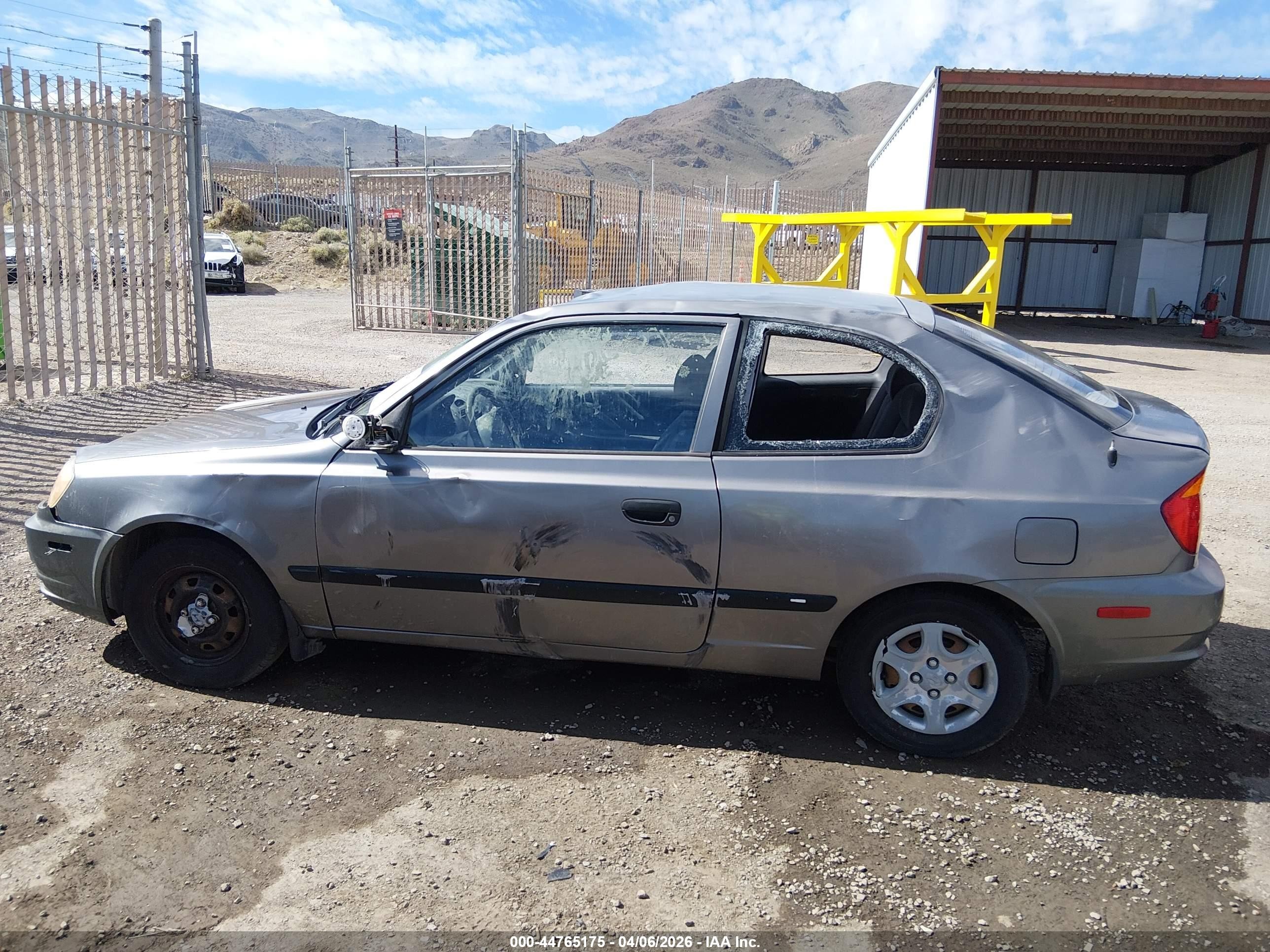 2003 Hyundai Accent   Gray vin: KMHCF35C93U270269