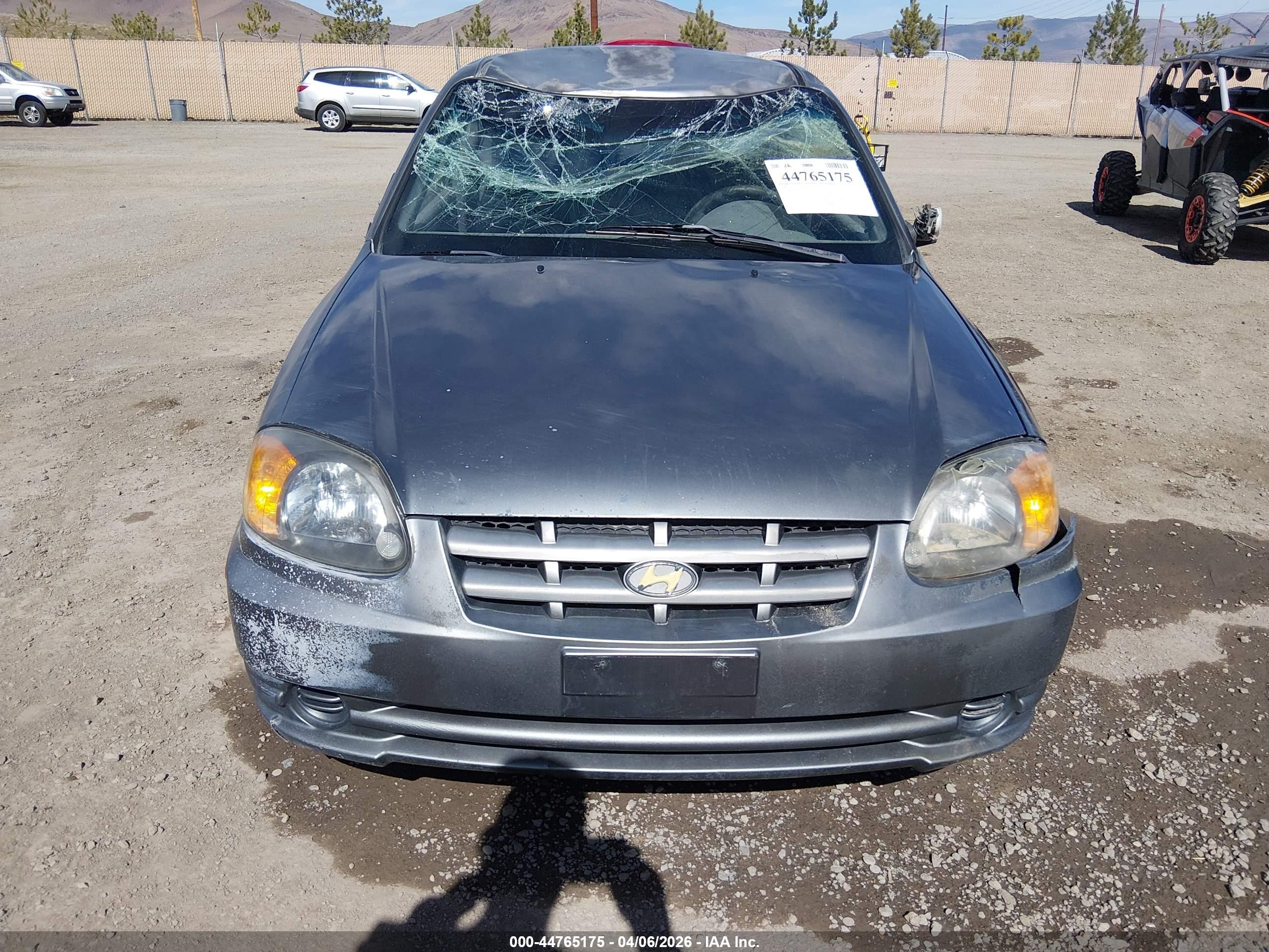2003 Hyundai Accent   Gray vin: KMHCF35C93U270269