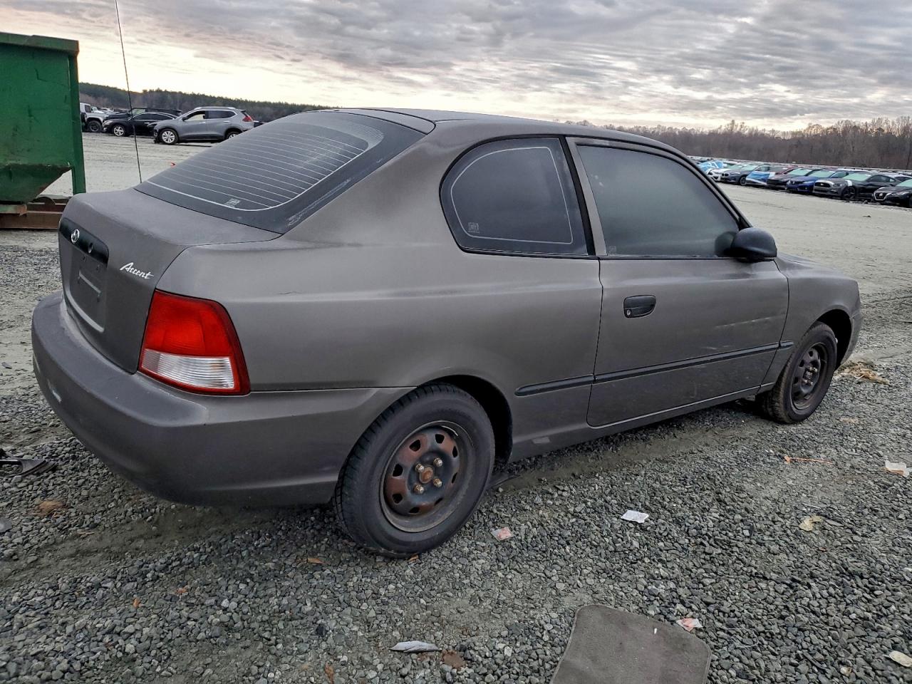 2001 Hyundai Accent L Серый vin: KMHCF35G11U101251