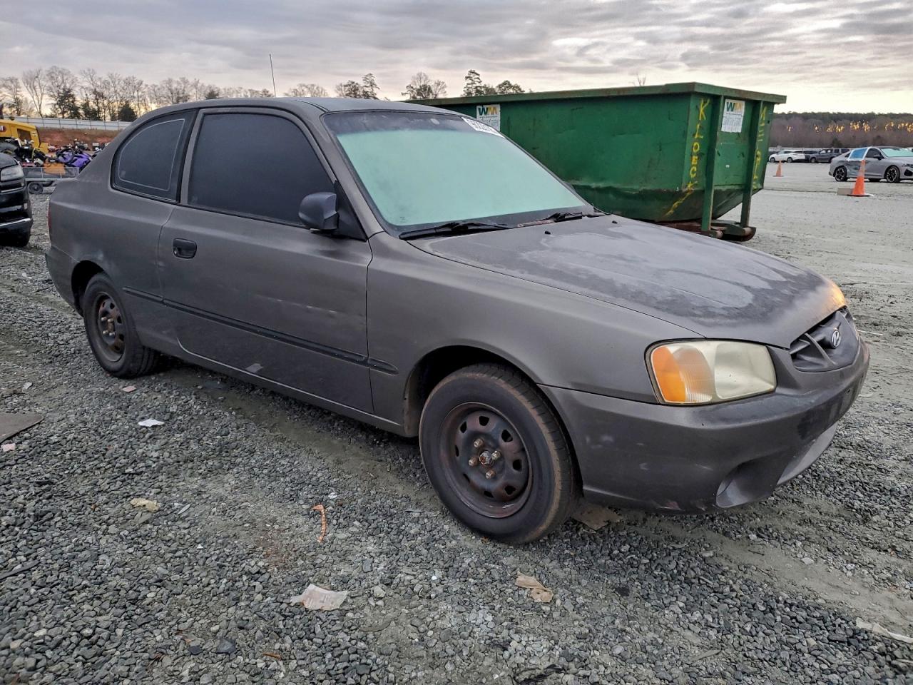 2001 Hyundai Accent L Серый vin: KMHCF35G11U101251