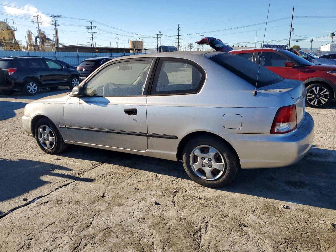 2001 Hyundai Accent L Silver vin: KMHCF35G51U106873