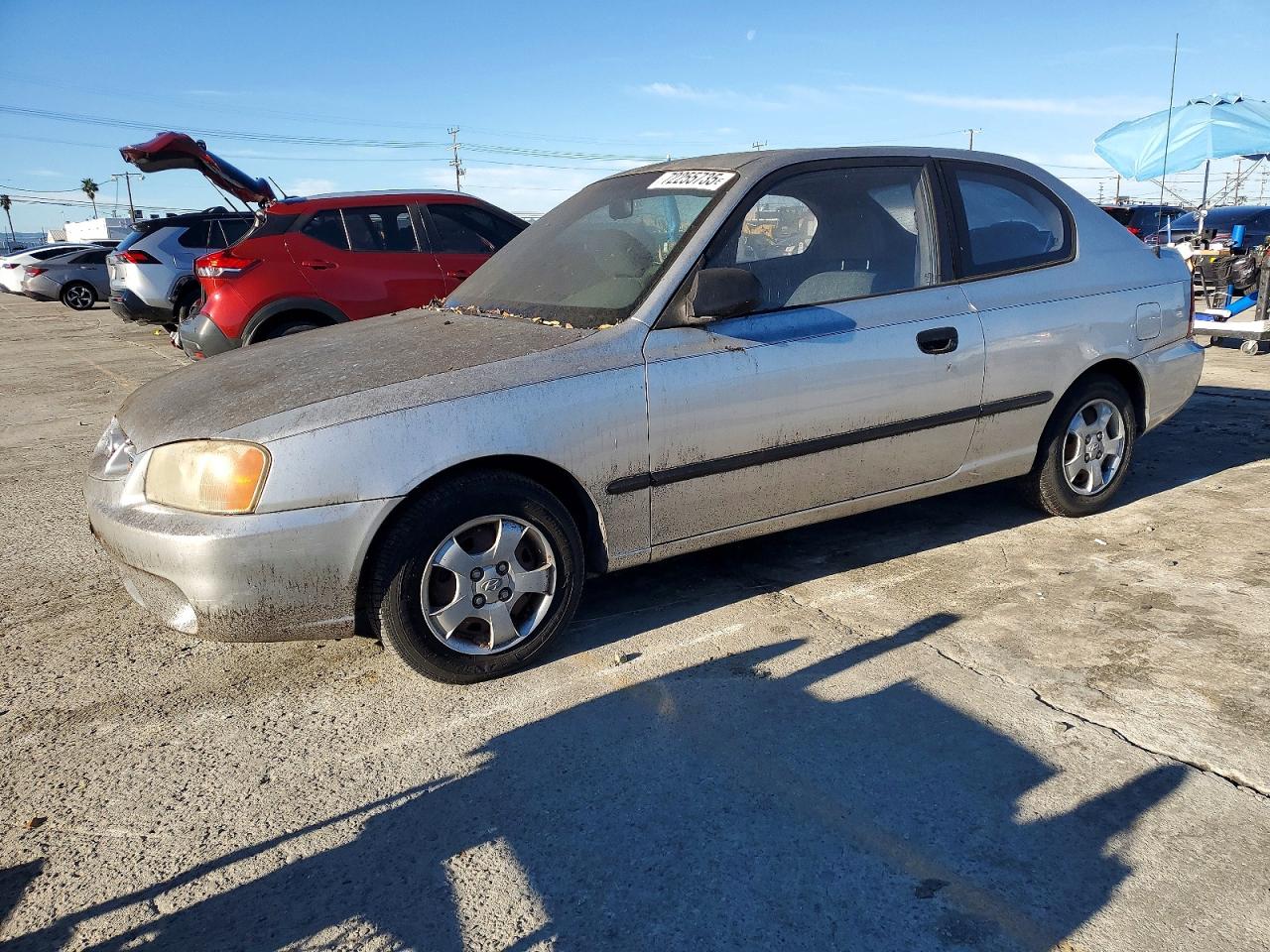2001 Hyundai Accent L Silver vin: KMHCF35G51U106873