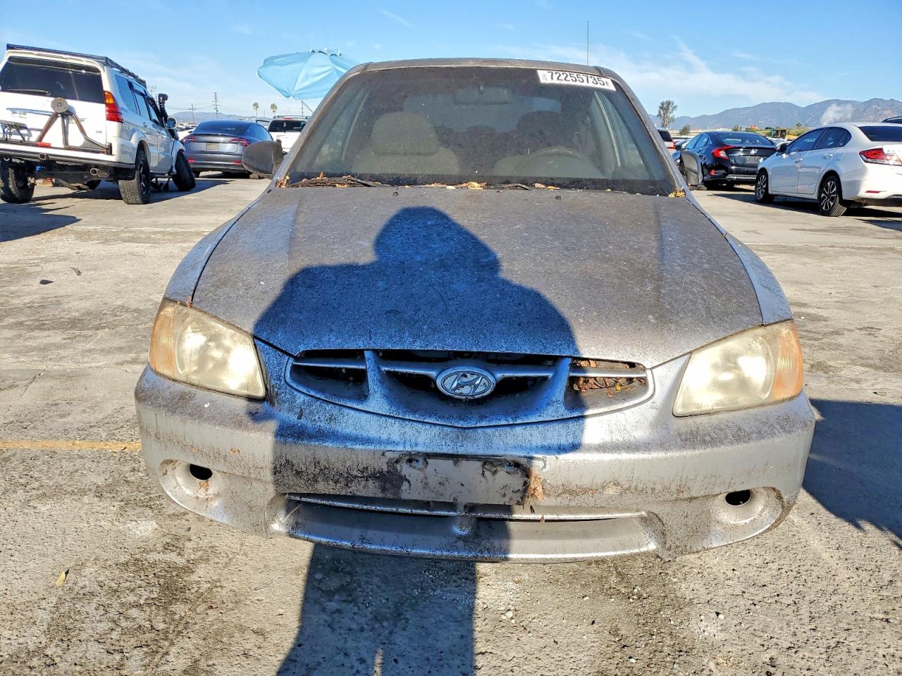 2001 Hyundai Accent L Silver vin: KMHCF35G51U106873