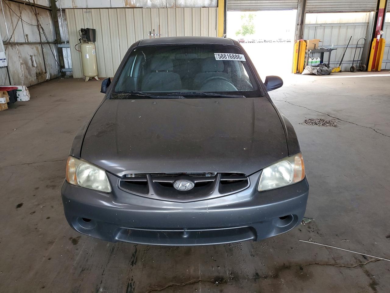 2001 Hyundai Accent L Gray vin: KMHCF35G71U134481