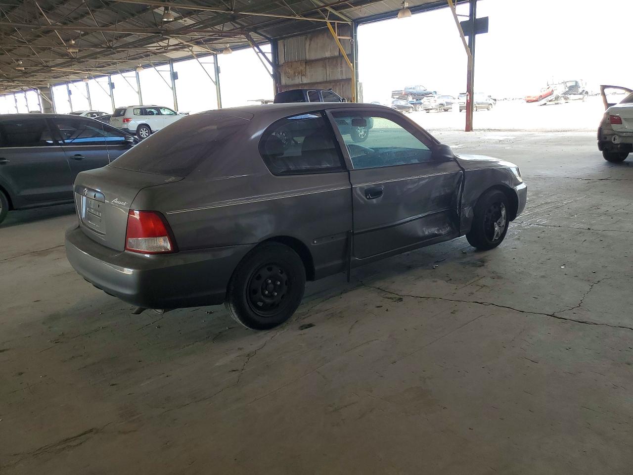 2001 Hyundai Accent L Gray vin: KMHCF35G71U134481