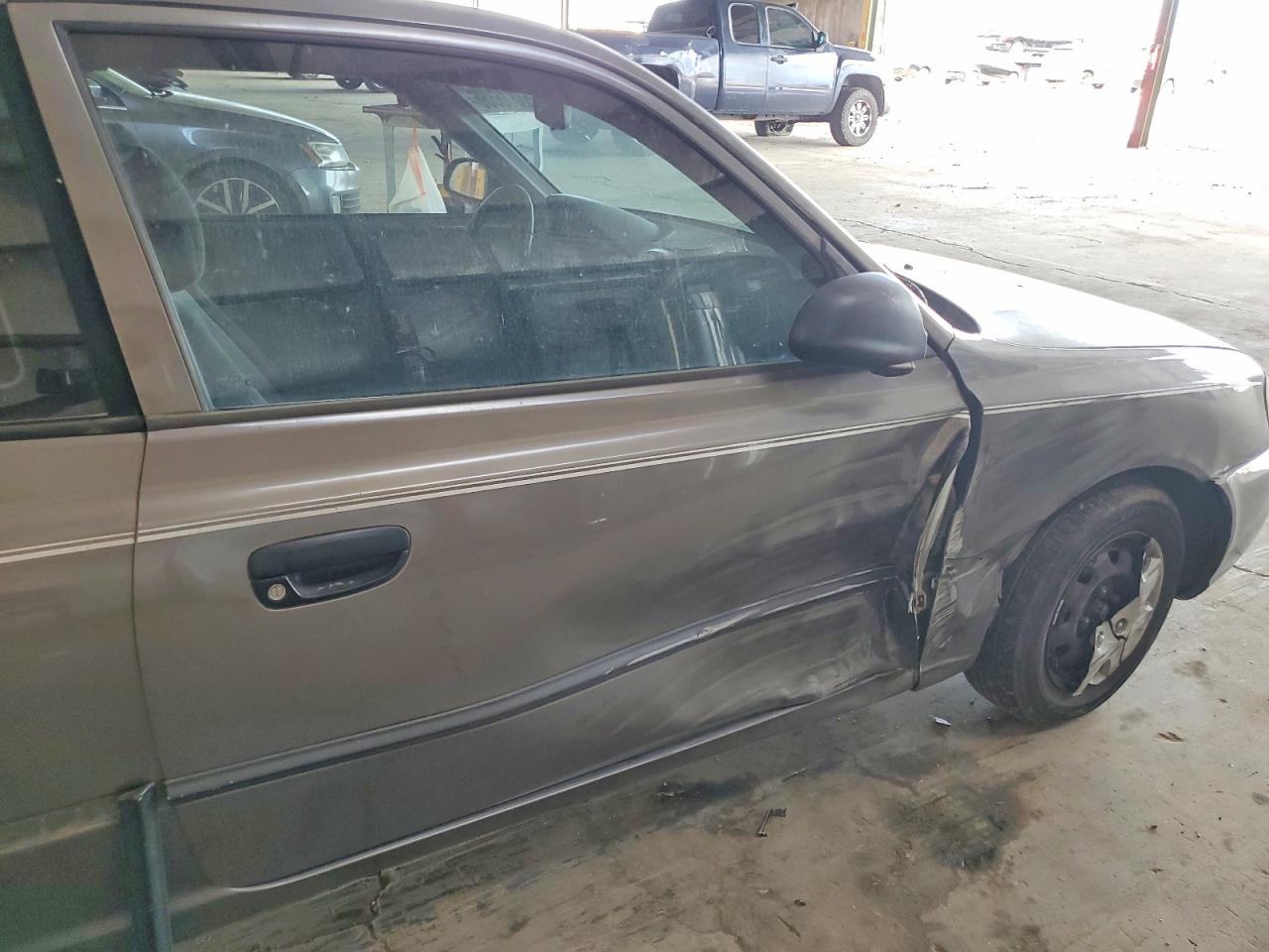 2001 Hyundai Accent L Gray vin: KMHCF35G71U134481