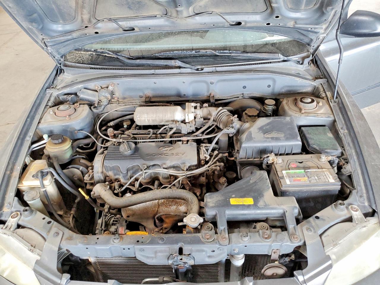 2001 Hyundai Accent L Gray vin: KMHCF35G71U134481