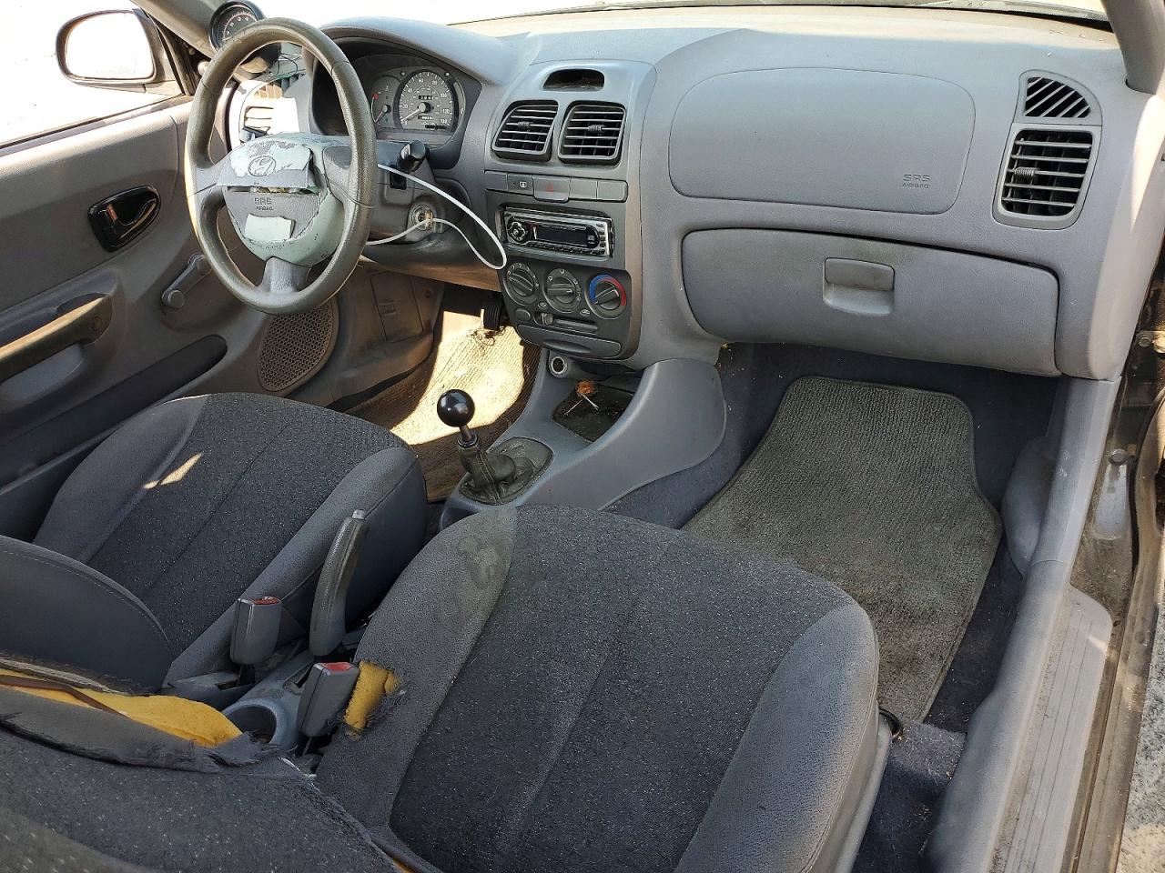 2000 Hyundai Accent L Black vin: KMHCF35G7YU039171