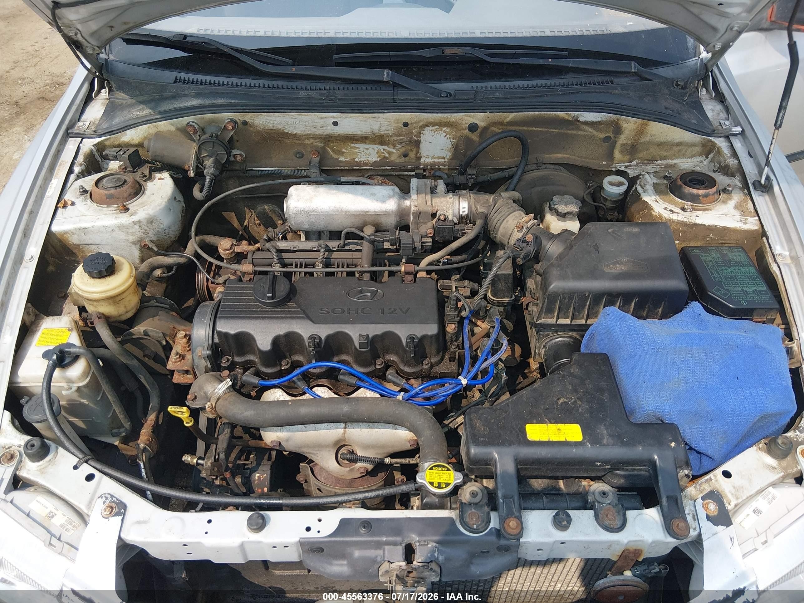 2002 Hyundai Accent L Silver vin: KMHCF35GX2U164933